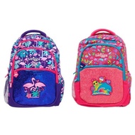 Smiggle Paradise Flamingo Glitter Backpack Original - Elementary School Children's Backpack