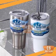 900ml Rocky Mountain Tumbler Stainless Steel Thermos Bottle Magic Mountain Double Vacuum Insulated Thermos Flask