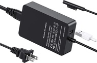 65W Surface Pro Charger for Microsoft Surface Pro 9/8/7/6/5/4/3, Windows Surface Laptop, Surface Go,