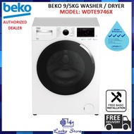 BEKO WDTE9746X 9KG / 5KG WASHER DRYER COMBO, 1400RPM, 4 TICKS, FREE DELIVERY