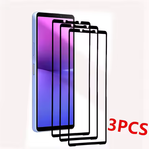 3PCS Screen Glass For SONY Xperia 10V 10IV 10III Front Tempered Protector For Xperia 10II Front Glas