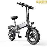 傳動軸便攜摺疊電動自行車輕小型代駕鋰電助力代步電瓶車