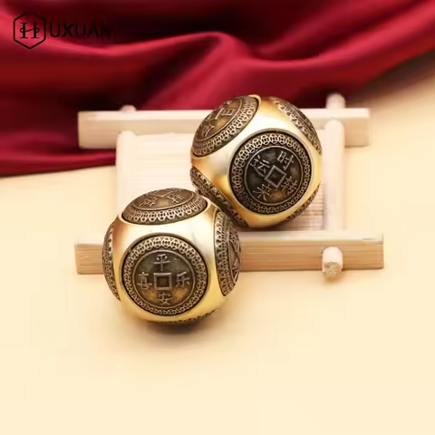 Six-faced Four Blessing Luck Money Fidget Spinner Stress Relief Cube Decompression Cube Adult Antist