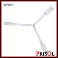 EXPLOIT PROFESSIONAL TRIGEMINAL TIRE WRENCH SOCKET SPANNER (SILVER)