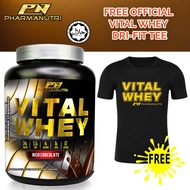 Whey Protein Halal - Vital Whey 2kg/4.41lbs 100% Whey Isolate With 24g Protein 67 Servings - Fast Mu