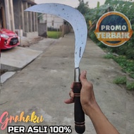 Arit Ukuran Besar Per Asli 100 % - Sabit Pengaritan Cap Grahaku Tajam Dan Kuat - Arit Celuritan Madu