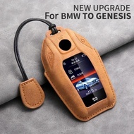 Leather Car Smart Key Case Cover for Bmw X3 G01 G31 X5 G05 X4 G02 G30 G32 I8 X7 M5X F20 Car Key Case