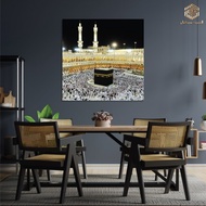 FRAME HIASAN DINDING GAMBAR KAABAH SIZE BESAR, FRAME KISWAH, FRAME WALL DECORATION, FRAME ISLAMIK BE