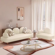 【SG Sellers】Sofa Chair Couch Dual-Use Sofa Set 1/2/3 Seater With Chaise Fabric Tech Leather Sofas