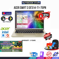 [ผ่อน 0% 10 ด.][รับเพิ่ม! ACER'S TUMBLER SET]Acer Swift 3 SF314-71-75PN /i7-12700H/ประกัน3y(1yOnsite)/BY N