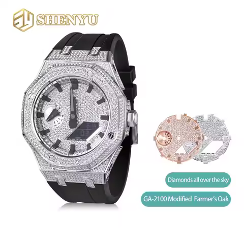 GA-2100 GA-2110 Starry Sky Diamond Dial For Casio G-SHOCK Modified Farmer's Oak GA-2100 GA-2110 Spar