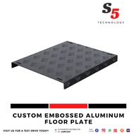 Custom Embossed Aluminum Floor Plate / racing simulator / SIM RACING RIG / driving Simulator Rig / S