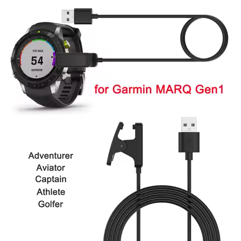 Charger for Garmin MARQ gen1 USB Charging Cable Replacement Dock for Garmin MARQ 1 Athlete/Adventure