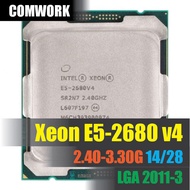 ซีพียู Intel XEON E5 2680 V4 LGA 2011-3 CPU PROCESSOR X99 C612 WORKSTATION SERVER DELL HP COMWORK