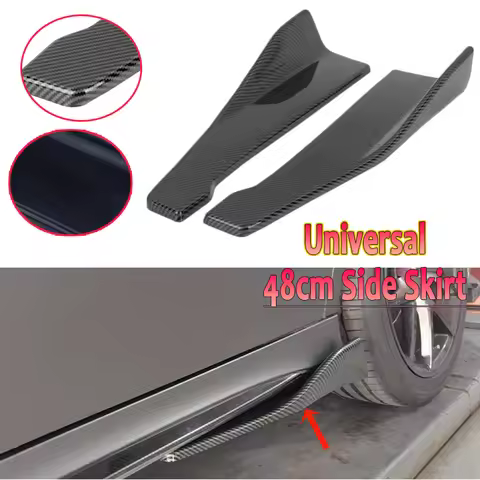 48CM Side Skirts For Cars Universal Bumper Spoiler Splitter Protector For BMW F20 E90 For Audi For V