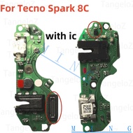 EWZM &Suitable for Tecno Spark 8C KG5K KG5j KG5n USB charging port charging board motherboard flexib