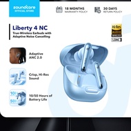 Soundcore Liberty 4 NC Blue Bluetooth Earphones LDAC 50 hour Playtime Fast Charging
