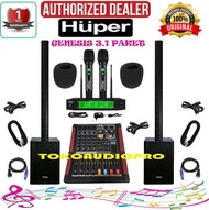 PAKET SOUND SYTEMS HUPER GENESIS 3.1 PAKET SPEAKER AKTIF HUPER GENESIS