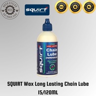 SQUIRT Wax Long Lasting Bicycle Chain Lube Wax 15/120ML Bottle