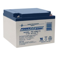 Power Sonic PS-12260F2 12V, 26AH Rechargeable Lead Acid Battery with Fasten Terminal