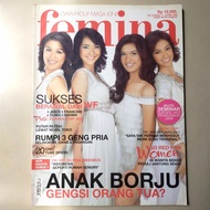 Majalah Femina 3 April 2008 - Cover Alumni Wajah Femina. Duma Riris