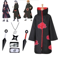 Naruto Costume Akatsuki Cosplay Sasuke Uchiha Cape Cosplay Itachi Clothing Cosplay Costume Halloween