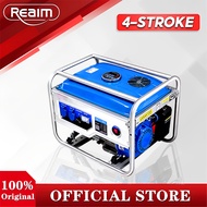 REAIM 4000W Generator Portable Power Station Camping Gasoline Inverter Silent Generator Petrol