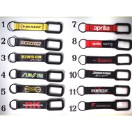 DUNLOP HINSON SUNTAR Regina chain TAKASAGO aprilla racing Bride motor Bridgestone Fabric Keychain