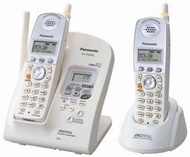 國際牌Panasonic KX-TG2632 ,雙子機答錄無線電話,黑/白,2子機 子母機,近全新
