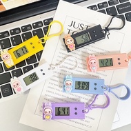 Cartoon Cute Bunny Electronic Watch Student Desk Mute Clock Timer Clock Timer Portable Resin Small W