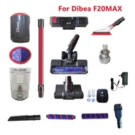 Accessories for Dibea F20MAX Handheld Vacuum Cleaner Mop Cloth Filter brush Roller Brush Water Tank Accessories Replace Battery Doctor