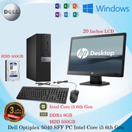 Dell Optiplex 5040 Intel PC Dell SFF Core i5 6th Gen 8GB/500GB