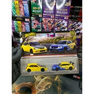 Hot Wheels Premium 99 Honda Civic Type R EK9 & Honda Civic Type R Spoon FL5 JDM Car Culture TwinPack