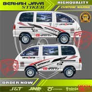 NEW Sticker Mobil Stiker Cutting Mobil Espass Stiker Daihatsu Zebra Espass
