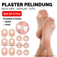 MATA 6PCS Fish Eye Callus Foot Protector Plaster Comfortable to Use Anti-Pain