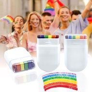 6 Colors Rainbow Face Color World Cup European Cup Face Painting Halloween Rainbow Strip Face Graffi