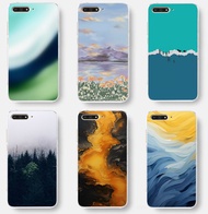 for huawei y6 2018 cases soft Silicone Casing phone case cover