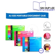 Niso Portable A3 Size Document Case / Plastic File / File Holder
