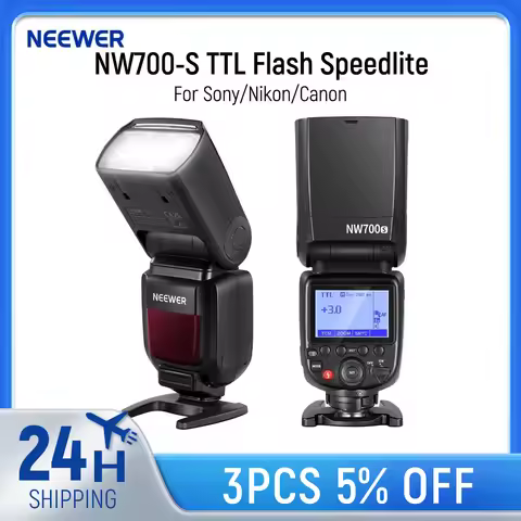 NEEWER NW700 TTL Flash Speedlite For Sony DSLR Cameras 1/8000s High Speed Sync Speedlight 0.1-2.7s F