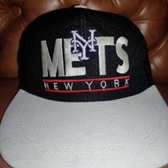 Topi Snapback Vintage MLB New York Mets Not NBA Nike New Era Nascar