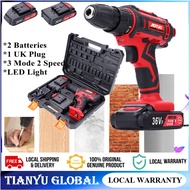 Cordless electric screwdriver mini electric drill cordless lithium ion battery 36V variable speed torque power tool