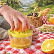 JEROMY Manual Juicer, Plastic Portable Hand Press Juicer, Vegetable Juicer Household Efficient Fruit