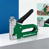 4-in-1 Manual Staple Gun Adjustable Force No Jam Fits Door/U/T/I Nails For Woodworking Upholstery Fu