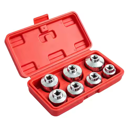 Oil Filter Wrench Steel Cap Socket Wrench Drive 24mm 27mm 29mm 30mm 32mm 36mm 38mm Oil Filter Wrench
