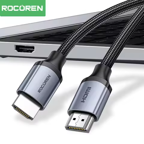 Rocoren 4K HDMI Cable Male to Male HDMI 2.0 Cable High Speed 4K@60HZ 2K@144HZ 18Gbps For PS5/PS4 Xbo