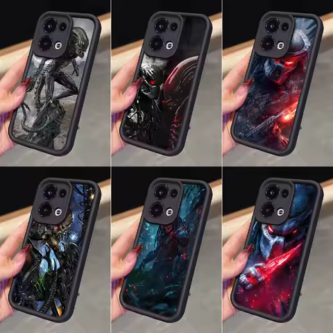 A-Alien Vs P-Predator Shockproof Phone Case For Xiaomi Redmi Note 12 13 14 15 Pro Plus 12S 11S 10S 4