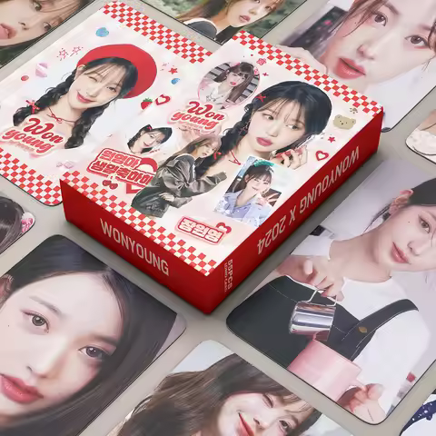 55pcs/set KPOP IVE WonYoung Lomo Cards High Quality HD Double Side Print Photocards