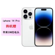 Apple iPhone 14 Pro (A2892) 256GB 银色 支持移动联通电信5G 双卡双待手机【快充套装】