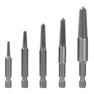 Professional Grade Broken Bolt Remover Set 5 Hex Screw Extractors for Tough Jobs