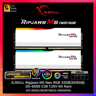 GSKILL Ripjaws M5 Neo RGB 32GB(2X16GB)  D5-6000 C36 1.35V Kit Ram - F5-6000J3636F16GX2-RM5NRW PC GAM